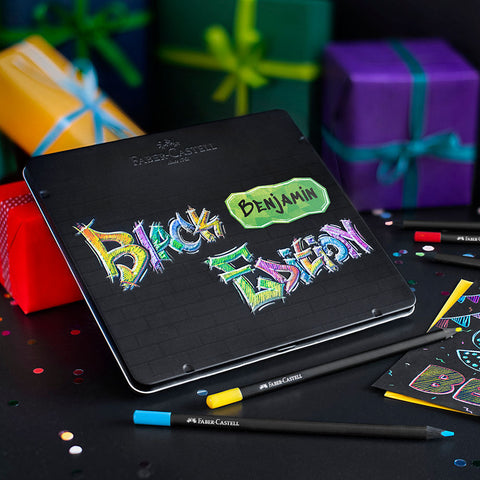 Personalised Black Edition Pencil Tin
